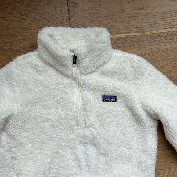 Girls Patagonia fleece 1/4 zip size large 12 - Picture 2 of 7